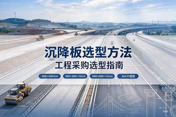 科尔沁沉降板选择方法