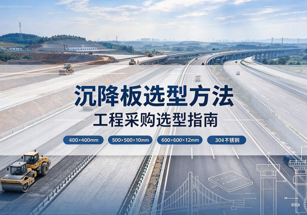 科尔沁沉降板选择方法